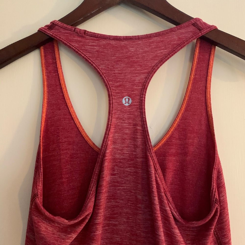 Lululemon Red Cool Racerback Tank Top